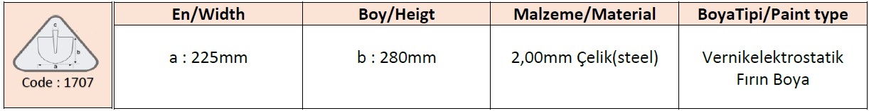 Keskin Çelik Spade (less pointed) bilgi görseli 1