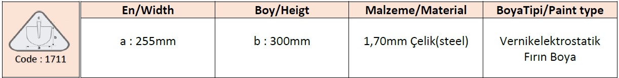Keskin Çelik Tosya Spade (Left Sided Pushing Apparatus) bilgi görseli 1