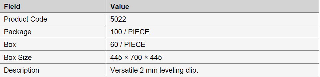 2 mm Level Plus (100 paket, 60 kutu) bilgi görseli 1